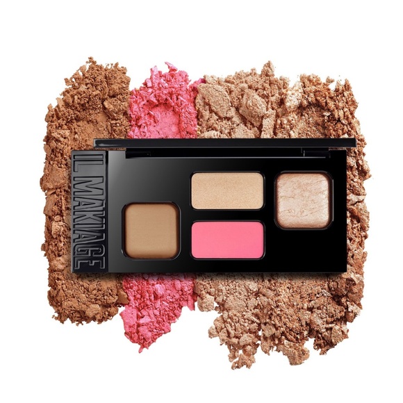 IL MAKIAGE Bronzer & Contour Palette - Pink and Gold Shades - Picture 2 of 4